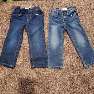 2 Pair of Old Navy Jeans 3T